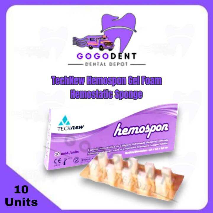 TechNew Hemospon Gel Foam Hemostatic Sponge Lazada PH