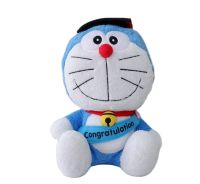 Doraemon ตุ๊กตา โดเรม่อน ชุดปริญญา ขนาด 16 นิ้ว ลิขสิทแท้ 100%