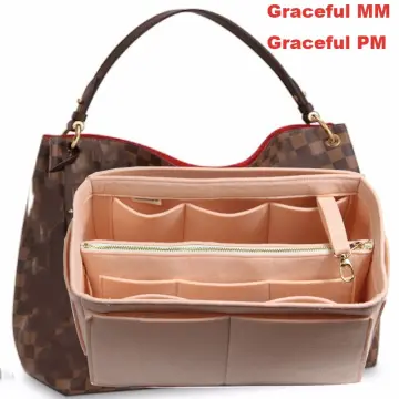 Handbag Organizer with Detachable Zipper Top Style for Graceful PM and MM  (More colors available)