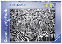 จุด Ravensburger เยอรมันนำเข้าปริศนา500ชิ้น Challenge Series Spot มอเตอร์ตัวต่อจิกซอว์