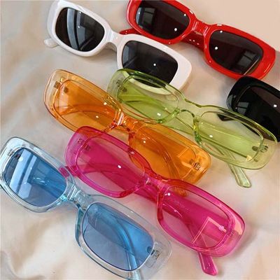 Luxury Women Square Sunglasses Small Rectangle Sunglasses UV400 Women Vintage Brand Designer Square Sun Glasses Shades Female Cycling Sunglasses