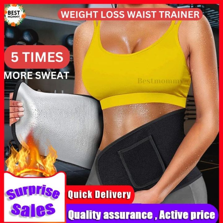 BESTMOMMY Sweat Sauna Belt Premium Waist Trainer Trimmer Slimming