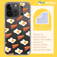 HI-SHIELD Stylish เคสใสกันกระแทก iPhone รุ่น Breakfast2 [เคส iPhone14][เคส iPhone13]