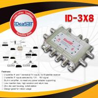 มัลติสวิตช์ iDeaSat Multi Switch​ ID-3x8 (เข้า3ออก8) รองรับทีวีดิจิตอล (Jeab Tech)