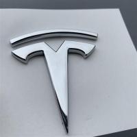 New-Style Electric Vehicles Tesla Rear Badge T Car Logo modelx s Modified Black Red Logo Sticker 【10 Month 8 Day After 】