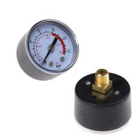 【YD】 Air Compressor Pneumatic Fluid Iron Bar Pressure Gauge Scale 0-12Bar / 0-180PSI Dia 40mm