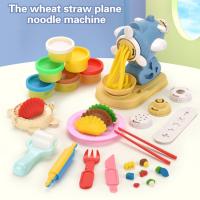 1 Set Colored Mud Stimulate Imagination Color Cognition Scene Experience Clay Straw Noodle Machine Toys  Clay Toys  Child Toys Clay  Dough