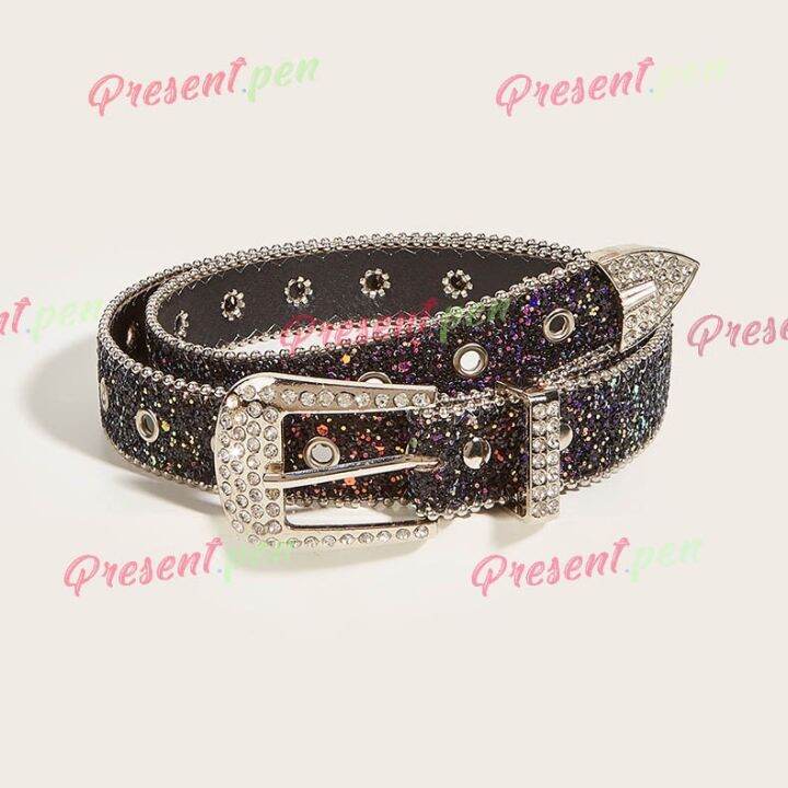 เข็มขัด-วินเทจ-rhinestone-สไตล์ยุโรป-bv214-belt