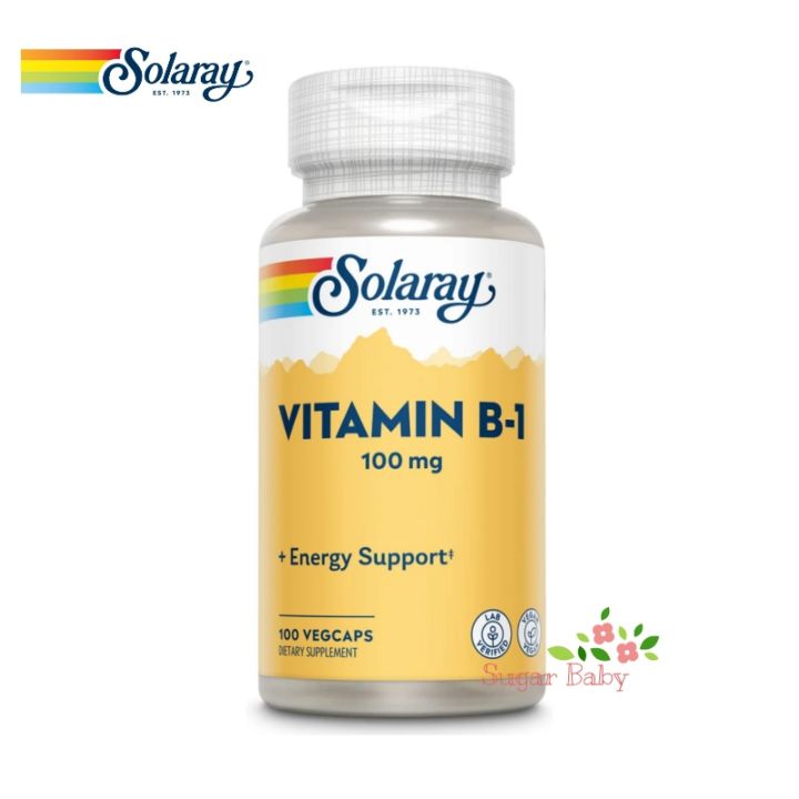 solaray-vitamin-b-1-100-mg-100-vegcaps-วิตามินบี-1-100-เวจจี้แคปซูล