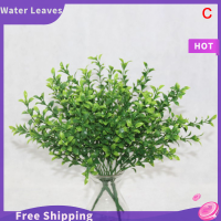 Water Leaves พืชเทียมใบปลอมใบพุ่มไม้บ้านสำนักงาน Garden Wedding decors