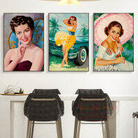 Usa Seductive Girl World War Ii Sexy Pin Up Girl Posters And Prints Canvas Paintings Picture On The Wall Living Room Decoration