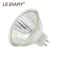 LEDIARY 10PCS Super Bright Dimmable MR16 GU5.3 Halogen Spot Light 12V 203550W Halogen Bulbs Cup Shape Lamp Clear Quartz Glass