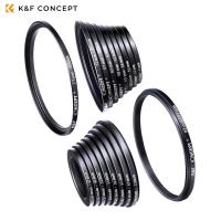 Step Ring แหวนแปลงไซด์หน้าเลนส์ใส่ฟิวเตอร์ K&amp;F 18 IN 1 LENS FILTER RING ADAPTERS KIT (SKU0629)