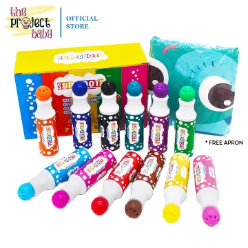  Lartique Washable Dot Markers for Toddlers, 10 Colors