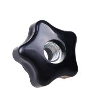 5Pcs M6 M8 M10 M12 M14 M16 Plum Bakelite Hand Tighten Nuts Handle Star Mechanical Black Thumb Nut