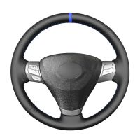 Black PU Artificial Leather Steering Wheel Cover for Toyota Camry Solara Aurion Venza 2006 2007 2008 2009 2010 2011-2012 Steering Wheels Accessories