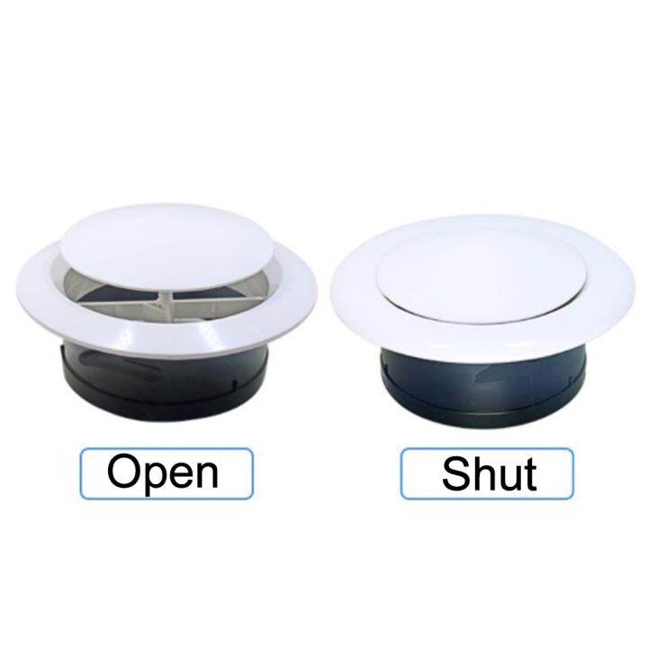【hot】 Exhaust Hood Air Vent Extract Grille Round Diffuser Ducting