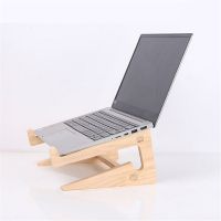 Universal Wooden Laptop Holder Detachable Base Stand Computer Cooling Bracket Suitable For Notebook Laptop Tablet 10-17 Inchs Laptop Stands