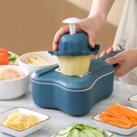 Vegetable Cutter Slicer Multifunctional Accessories Basket Fruit Peeler Carrot Grater