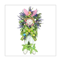 Easter Day Wreath Decoration Easter Wreath Front Door Wall Window Decor for Home Farmhouse Decorations