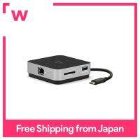 OWC USB-C TRAVEL DOCK E USB 3 Type-A X 2 / HDMI 2.0 / SD Card Reader / Gigabit Ethernet / USB-C (Power Passthrough) / 6 Port Expansion / 4K / 100W