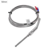 2M K Type Thermocouple 50มม./100มม./150มม./200สเตนเลสสตีล0-400เซ็นเซอร์อุณหภูมิเซลเซียสแฟลร์ L29k