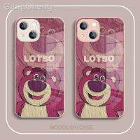 ✵☄เคสกระจกลายหมีสตอเบอร์รี่สมับสนุนจากการ์ตูนดิจิตอลแบบรวมทุกอย่างลด3 C ลง