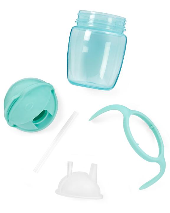 sip-to-straw-2-pack-teal-แก้วหัดดื่ม