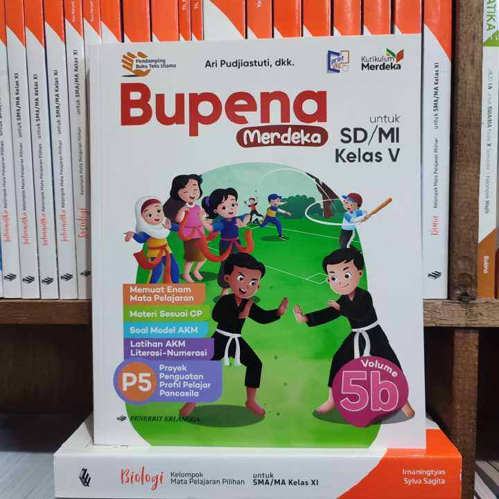 Bupena Merdeka 5b Kelas 5 SD Kurikulum Merdeka Erlangga | Lazada Indonesia