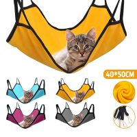 Cat Hammock Bed Hanging Pet Cage Hammock Soft Cat House Cushion Mat Summer Cooling Pet Basket Tapestry Pet Accessories Beds