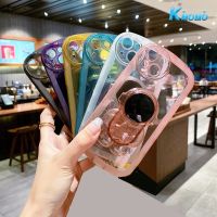 Clear Airbag Phone Star Astronaut With Ring Case Samsung Galaxy A04 A04s A04e A14 A13 5G Solid Color Circular Camera Lens Protection Soft TPU Shockproof Back Cover
