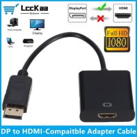 DP To HDMI-compatib Adapter Cable Stable Transmission DisplayPort To HDMI Cable For Macbook Pro Air Projector Camera TV Computer