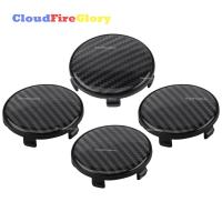 Cloudfireglory For Toyota Corolla 1989-2016 ABS 68Mm Car Wheel Rim Center Hub Caps Cover No Logo Black Carbon Fiber