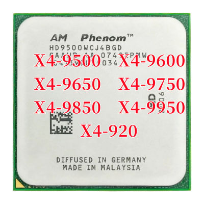 ซีพียูตั้งโต๊ะประมวลผล Phenom X4 9500 9600 9650 9750 9850 9950 CPU X4-920