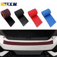 【CW】Car Trunk Door Sill PVC Plate Protector 90*7.5cm 104x8.5cm Rear Bumper Guard Rubber Mouldings Pad Trim Cover Strip Car Styling