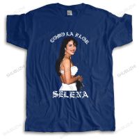 ผ้าฝ้ายคุณภาพสูง Tshirt ผู้ชายฤดูร้อนหลวม Cool Tees Selena Quintanilla Mens Rare Portrait Homme O-Neck Tee-เสื้อ Plus ขนาดคุณภาพสูงเสื้อยืด