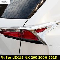 อุปกรณ์เสริมสำหรับเล็กซัส NX 200 300H 2015-2020ด้านหลังหางไฟท้ายโคมไฟกรอบตกแต่งปั้นปกตัดภายนอก