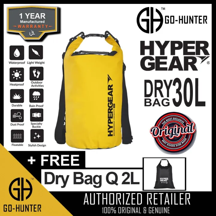 HyperGear 30L Dry Bag IPX6 Waterproof Specification Yellow Lazada
