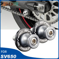 อุปกรณ์เสริมรถจักรยานยนต์สำหรับ SUZUKI SV650 SV 650 CNC อลูมิเนียม8MM Swingarm Spools Slider ขาตั้งสกรู1999-2021 2018 2019 2020