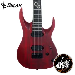 Solar Guitars A2.7C Carbon Black Matte 7-String Electric Guitar