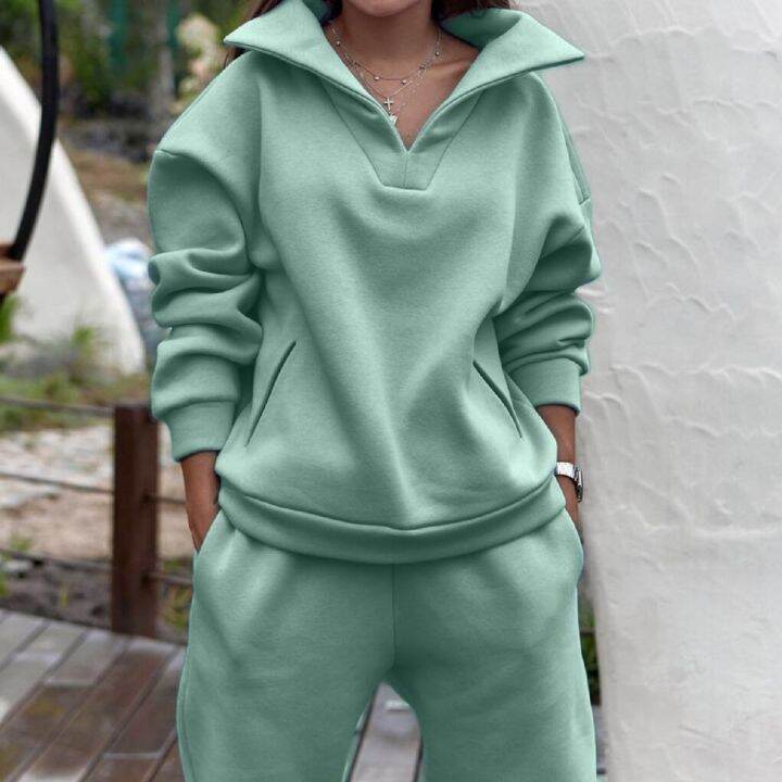 women-tracksuit-set-plus-fleece-sweatshirts-two-piece-set-autumn-winter-casual-oversized-solid-female-sports-suit-long-pant