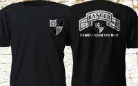 New 75Th Ranger Regiment Army Rangers Us Army Military Special Force 2019 Print Cotton Slim Fit Crew Neck Printing Casual Shirt 【Size S-4XL-5XL-6XL】