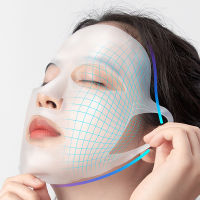Reusable Anti-Wrinkle Silicone Face Mask Holder For Sheet Masks, Moisturizing Facial Mask Cover,ป้องกันการระเหย,Beauty Face Tool