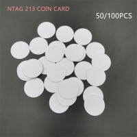 100ชิ้น NFC Ntag213เหรียญแท็กที่สำคัญ13.56เมกะเฮิร์ตซ์ NTAG 213ฉลากบัตร RFID เบาแท็กป้าย25มิลลิเมตรเส้นผ่าศูนย์กลางรอบ