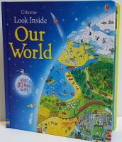 Look Inside Our World  เหมาะสำหรับ 3+ กระดาษแข็งหนาทุกหน้า