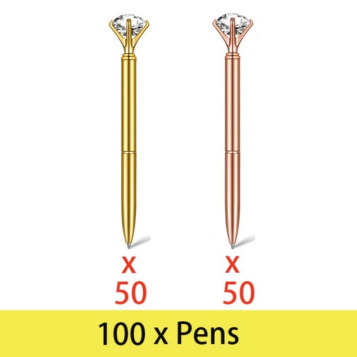 100pcs-diamond-pens-crystal-metal-ballpoint-pens-bridal-shower-pens-for-wedding-office-birthday-pens