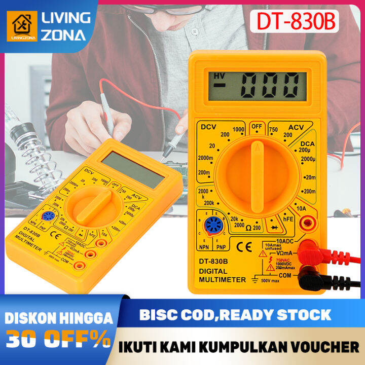 DT830B Multimeter Multitester Digital DT-830B Avometer / Multimeter ...