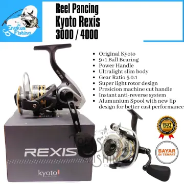 Promo Kyoto Tracker Hp Fishing Reel Power Handle Ultra Light Reel