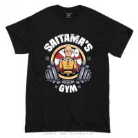 Saitama เสื้อยืดผู้ชายแบบเจาะหนึ่งหมัดเสื้อแขนสั้นตลกคุณภาพสูง S-3XL พิมพ์ลายออกแบบได้ตามที่ต้องการสำหรับยิมของผู้ชาย