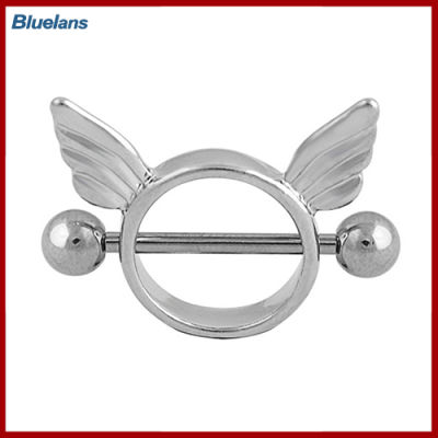 Bluelans®1ชิ้นเซ็กซี่ปีกกลมแหวนชีลด์เจาะหัวนมกลมเม็ดบอลเจาะร่างกายบาร์เครื่องประดับ
